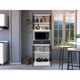 thumbnail image 2 of Mueble Para Microondas Bau 4 Puertas 1 Cajon Blanco Y Wengue, 2 of 15