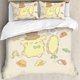 thumbnail image 1 of Anime cartoon cute pomporpurin bed set warm and comfortable kawaii bedding set soft microfiber 3 piece bedclothes for Boys Girls kids twin duvet cover with pillowcases, 1 of 4