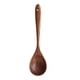 thumbnail image 1 of Espátula de madera maciza con barniz de teca, para cocinar, saltear, sopa, cuchara de madera, juego de espátula de madera, 1 of 5