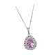 thumbnail image 3 of Collar Con Colgante De Gota De Agua Para Mujer, Para Fiesta, Aniversario, Vacaciones, Color Rosa, 3 of 3