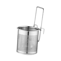 Bothyi - Cesta Para Pasta, Resistente Colador De Espaguetis Y Pasta Para El Comedor, Para Ramen De Verduras, 8 X 9 Cm, Color Plateado