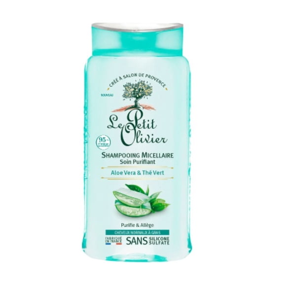 Shampoo Le Petit Olivier - Aloe Vera y Té Verde