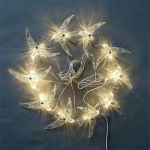 Genérico - Guirnalda Eléctrica Decorativa Con Colibrí Amarillas