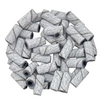 Magideal - 50 Mini Bandas De Lijado De Uñas, Herramienta De Manicura, Alta Dureza, Multifuncional, Pulido De Uñas Para Pulidores De Uñas Con Cojinetes De 3,1 Mm, Blanco 240