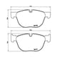 thumbnail image 1 of Pastillas Freno BREMBO P06049, 1 of 6