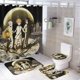 thumbnail image 1 of The Promised Neverland-theme 4-Piece Shower Curtain Set with Rugs, Waterproof Bathroom Decor Set Includes Bath Mat, U-Shaped Rug, Toilet Lid Cover and Curtain with Hooks, 1 of 6