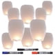thumbnail image 1 of Faroles de papel chinos 100 % ecológicos, biodegradables y fáciles de usar, ideales para bodas, cumpleaños, fiestas y conmemoraciones (paquete de 10 y 3 bolígrafos)., 1 of 7