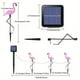 thumbnail image 3 of 3pcs Garden Outdoor Flamingo LED Stake Lights Solar Powered Waterproof For Garden, Lawn, Patio, Pond, Backyard Decor, Halloween Decorations Lights Outdoor, 3 of 4