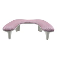 Magideal - Cojín Para Reposabrazos En Forma De U, Cómodo Y Transpirable, Cojín De Mano Para Manicura, Decoración De Uñas Para Salón, Fiesta, Tienda, Personal En Rosa