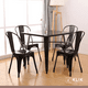 thumbnail image 2 of Comedor Mesa Tolix 80x80cm + 4 sillas Tolix Negras, 2 of 8