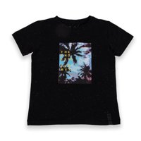 Polera Niño Negro Pillin