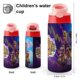 thumbnail image 2 of PerezosoBotella de Agua con Tapa Pop Top de Un Toque, Acero Inoxidable, a Prueba de Fugas, para Deportes, Botella Infantil rosa 12 oz, 2 of 6