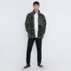 thumbnail image 4 of Polerón Hombre Coral Print Full Zipper Verde Militar Corona, 4 of 5