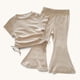 thumbnail image 1 of Conjunto De Polera + Pantalon De Pata Ancha Para Niñas Primavera Verano, 1 of 3
