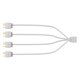 thumbnail image 4 of ARGB Splitter 5V 3Pin 1 A Tres/4 Conector Cable De Alimentación Para PC Computadora De Escritorio 1 A 4, 4 of 5