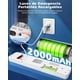 thumbnail image 5 of Lampara Led De Emergencia Pack X2 Recargable 60 Led Foco Luz De Emergencia Cortes De Energia Autonomia Hogar FIGOIMPORT, 5 of 12