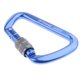 thumbnail image 3 of Tipo Cerradura Azul Del Tornillo Del Mosquetón Del Monta?ismo D De Aluminio 28KN Que Sube, 3 of 5