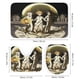 thumbnail image 3 of The Promised Neverland-theme 4-Piece Shower Curtain Set with Rugs, Waterproof Bathroom Decor Set Includes Bath Mat, U-Shaped Rug, Toilet Lid Cover and Curtain with Hooks, 3 of 6