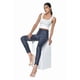 thumbnail image 4 of Falda Sharo Classic Leather Cuero Elastizable Azul Marino Dama, 4 of 8