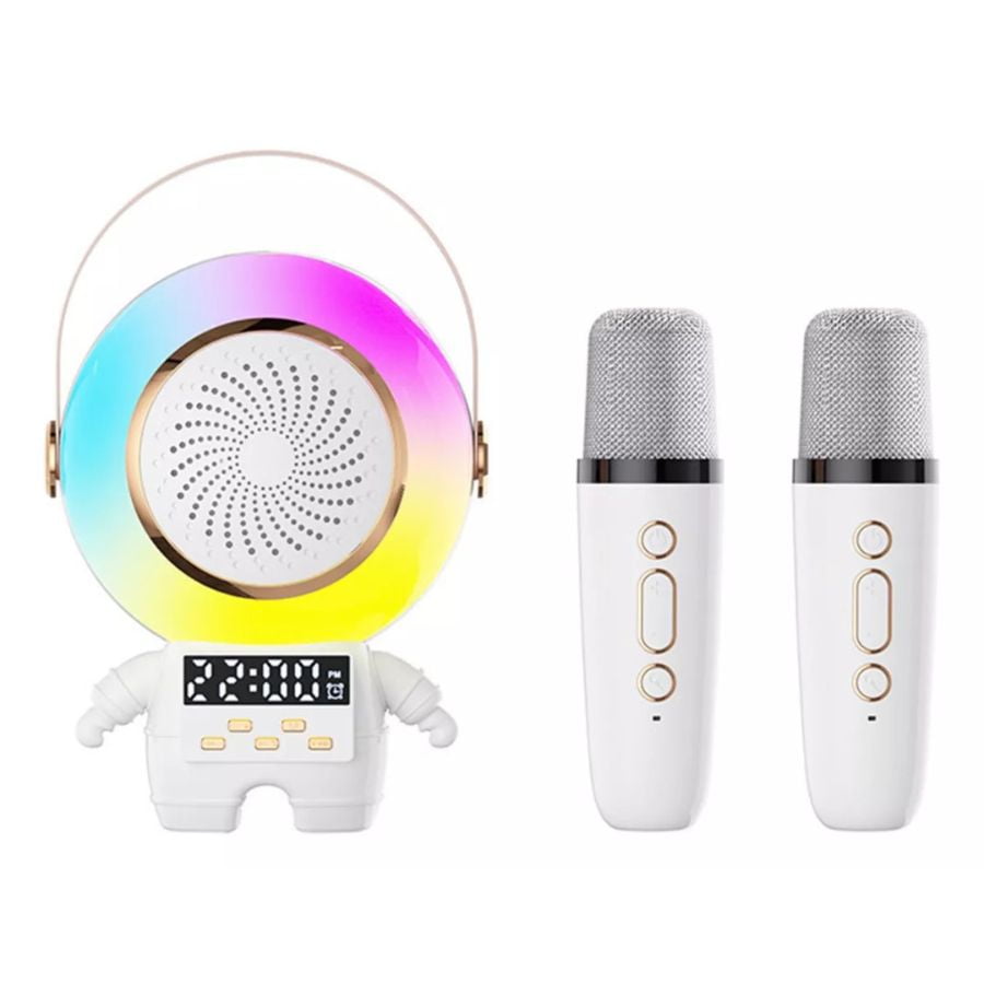 Click Ventas - Parlante Astronauta X64 Altavoz Micrófono Dual Inalambrico