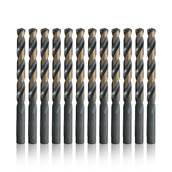 Broca Drill America serie KFD 8,00 mm HSS negra y dorada