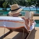 thumbnail image 3 of Toalla de felpa Arkwright Las Rayas para chaise lounge, 100% algodón, 3 of 8