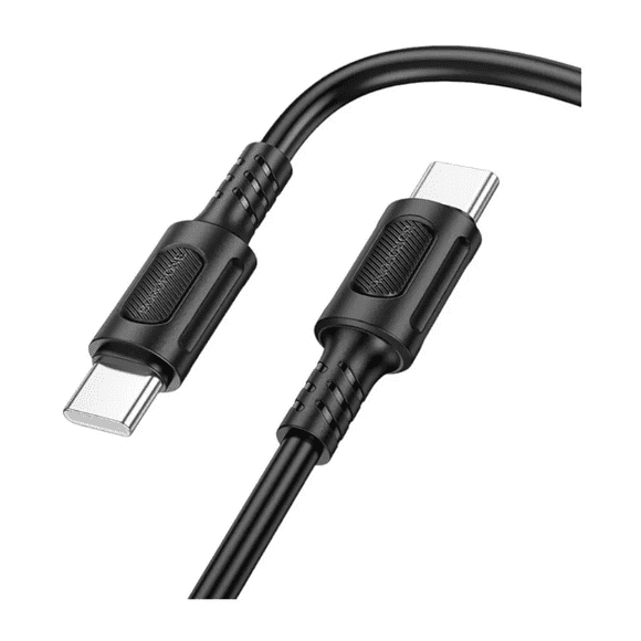 Cable Borofone BX111 USB-C a USB-C 60W Negro