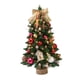 thumbnail image 5 of Mini árbol De Navidad De Escritorio 2023, Adorno Navideño Para Estante, Oficina, Dormitorio, Rojo, 5 of 5