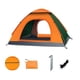 thumbnail image 4 of Tienda De Campaña Automática Instantánea Para Acampar, Ideal Para Mochileros, Playa, Senderismo, Con Ventana Superior, Color Naranja Y Verde., 4 of 5