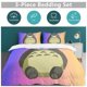 thumbnail image 5 of x444 My Neighbor Totoro Bed Duvet Cover Microfiber Bedding Sets 3D Printed Lightweight 3 Piece Comforter Sets, 1 Duvet Cover And 2 Pillow Shams for Kids Boys Girls 90"x90" jn444, 5 of 5