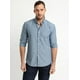 thumbnail image 2 of Camisa Lisa Chambray Azul azul M, 2 of 4