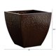 thumbnail image 2 of Maceta Nearly Natural de metal repujado con diseño de espiral 35 cm, 2 of 3