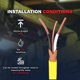 thumbnail image 4 of Cable eléctrico VN Infinite 12/2 15 m Amarillo NM‑B para interior 600 V, 4 of 6