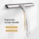 thumbnail image 3 of AmazerBath Squeegee para puerta de ducha de vidrio, 10 pulgadas, transparente, 3 of 3