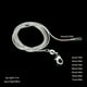 thumbnail image 2 of 5 Pcs/1 Pcs Men Women Snake Chain Necklace Fashion Wedding Party Exquisite Jewelry(16/18/20/22/24/26/28/30inch), 2 of 5