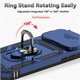 thumbnail image 2 of Funda Resistente Anillo Soporte iPhone 17 Pro Max Privacidad Cámara Montaje Magnético Azul, 2 of 6