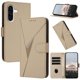 thumbnail image 1 of Funda Cartera Fibra de Carbono para Samsung Galaxy A36 con Soporte y Cierre Magnético Oro, 1 of 6