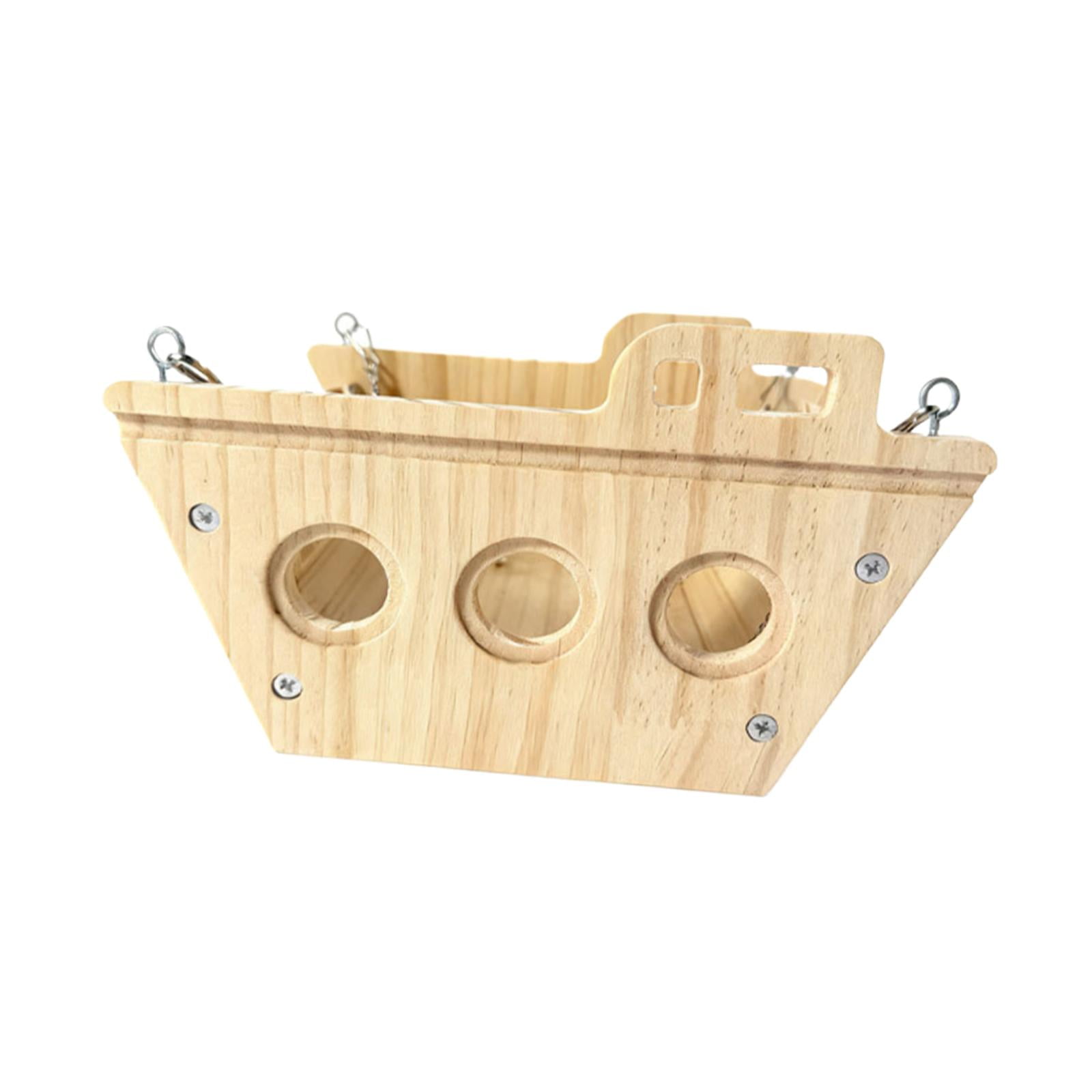 Jaula De Hámster, Columpio, Juguete De Madera, Hamaca Para Chinchilla, Para Animales Pequeños, Jerbos, Ratas
