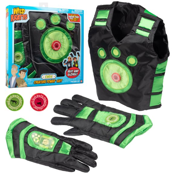 Disfraz Wild Kratts Traje de Poder de Criatura Chris Talla L (6‑8 años)