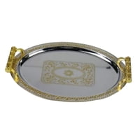 Magideal - Bandeja De Postre De Fruta Nórdica Con Asas Plato De Tocador Bandeja De Desayuno Bandeja Decorativa Para Restaurante Fiestas En Casa Encimera Mesa De , M M