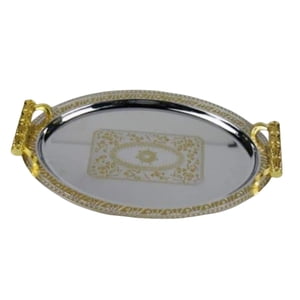 Magideal - Bandeja De Postre De Fruta Nórdica Con Asas Plato De Tocador Bandeja De Desayuno Bandeja Decorativa Para Restaurante Fiestas En Casa Encimera Mesa De , M M