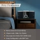 thumbnail image 3 of Sistema estéreo compacto LONPOO LP-886 Reproductor de CD de 30 W Bluetooth, 3 of 3