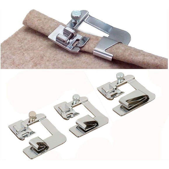 Juego de pies prensatelas Windman 13/19/25 mm para dobladillos