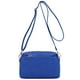 thumbnail image 1 of Bandolera FashionPuzzle con triple cremallera, talla pequeña, color azul real, 1 of 2