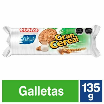 Galletas Gran Cereal Clásica Bolsa 135 G Costa