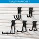 thumbnail image 5 of Paquete de 16 ganchos Slatwall PYBTOOL para almacenamiento en garaje (negros), 5 of 6