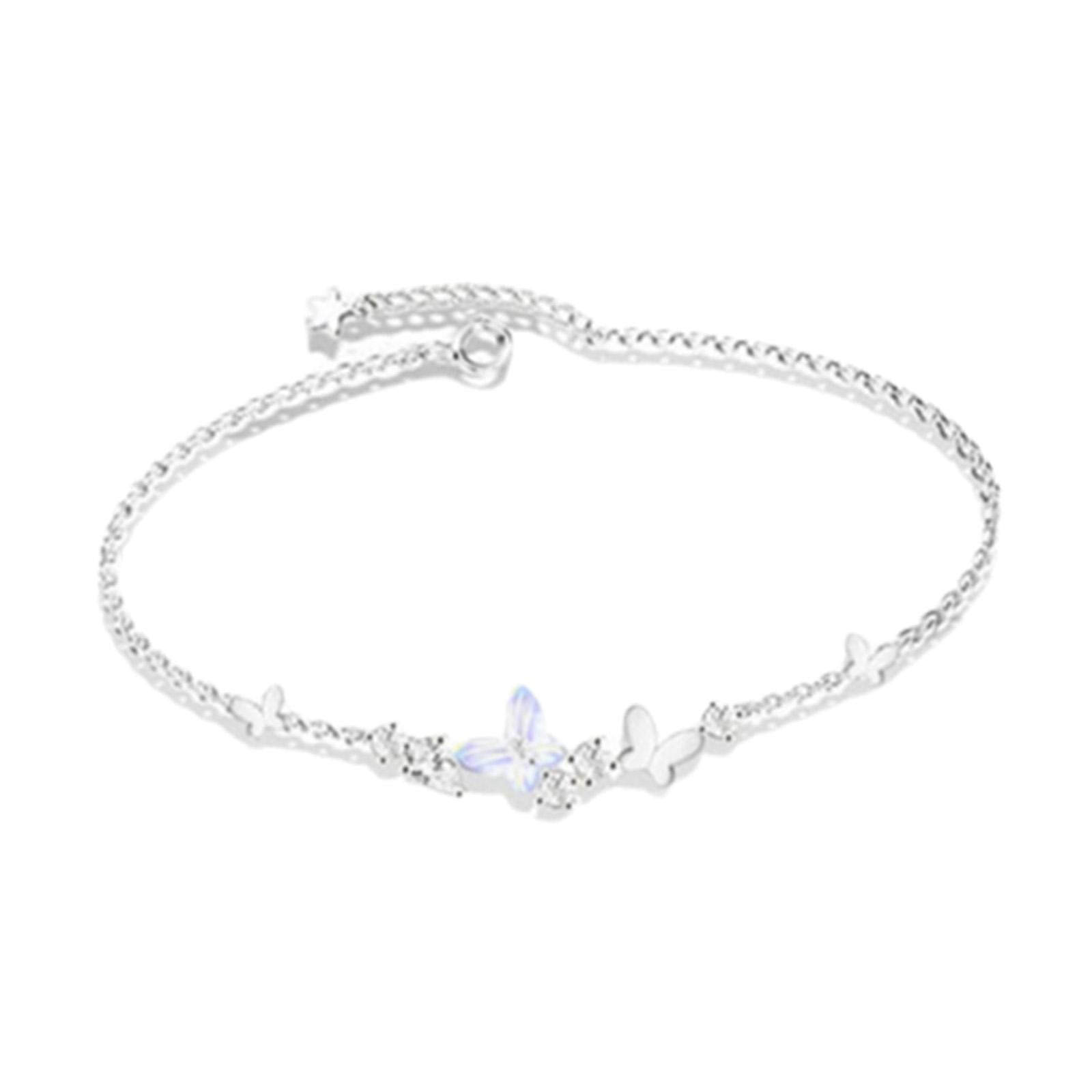 Magideal - Pulseras De Pulsera De Mujeres Pulseras De Moda De Muñeca Clásica Brazalete De Mariposa De Muñeca Para Compromiso, Cumpleaños, Regalo De Acción De Gra Estilo A