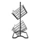thumbnail image 2 of Cesta de alambre para cocina con almacenamiento Oceanstar, 2 niveles, color negro, 2 of 5