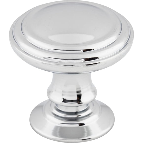Perilla Top Knobs TK320PC de aleación de zinc, cromo pulido, 3,2 cm
