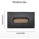thumbnail image 2 of Porta pañuelos para coche, porta pañuelos de cuero sintético para coche, para accesorios de visera y asiento trasero, caja de pañuelos de papel (negro), 2 of 5